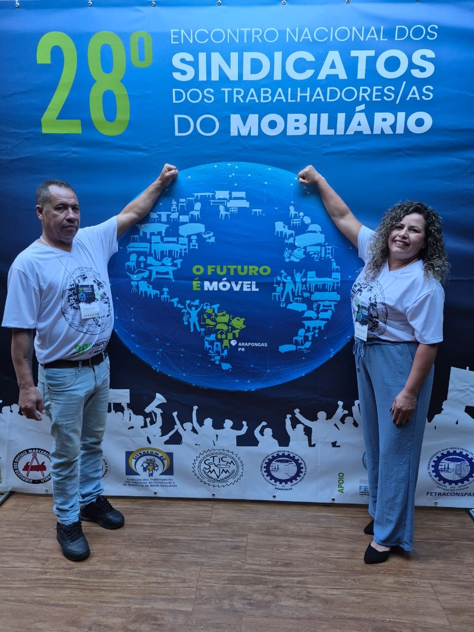 Abertura do 28º Encontro Nacional dos Sindicatos dos Trabalhadores do Mobiliário em Arapongas